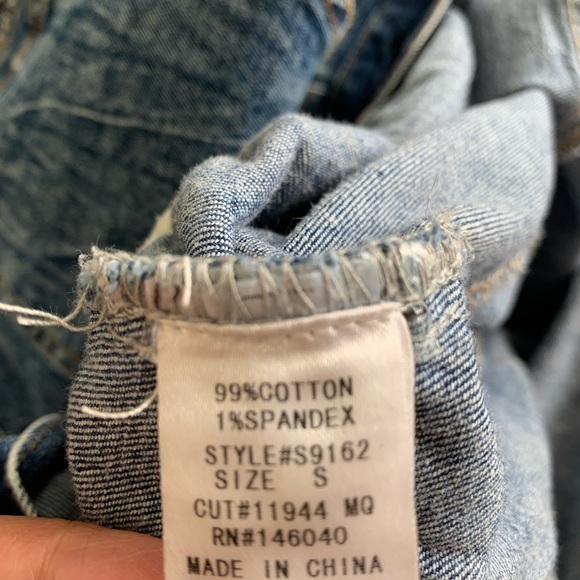 Cotton denim cargo jumpsuit size s GUC - Picture 6 of 9